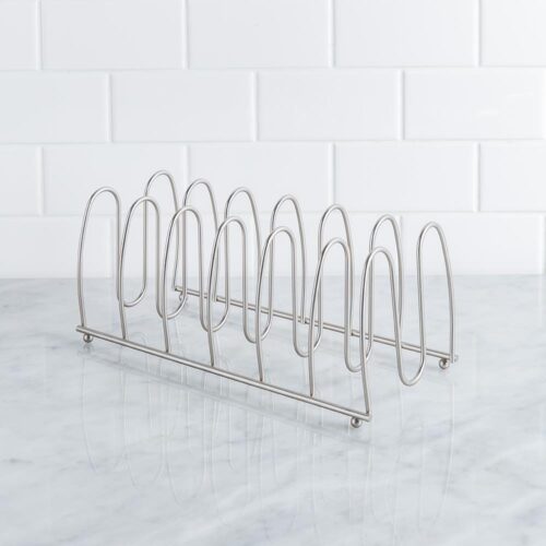 KSP Curvy Divided Kitchen Organizer (Matte Nickel) 33 x 13.5 x 14 cm