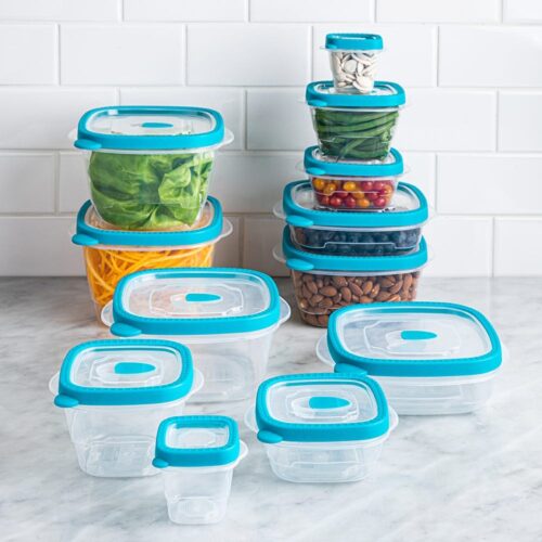 KSP Fresh Seal Storage Container Combo - Set of 24 (Blue)