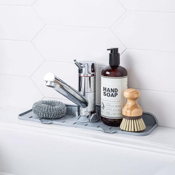 KSP Sinksmart Silicone Sink Splash Guard (Grey) KSP Sinksmart Silicone Sink Splash Guard (Grey)