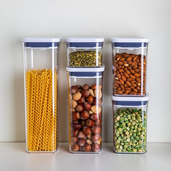 OXO Good Grips Pop Square Storage Canister Combo Set of 5 OXO Good Grips Pop Square Storage Canister Combo Set of 5