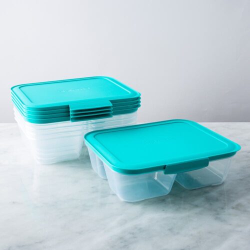 Sistema Nest-It Food Storage Container - Set of 5 (Aqua)