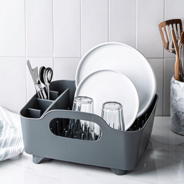 Umbra Tub Plastic Dish Rack (Charcoal) Umbra Tub Plastic Dish Rack (Charcoal)
