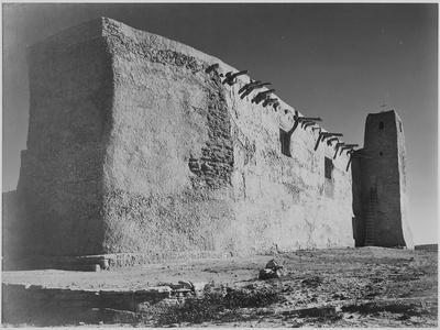 Church Acoma Pueblo. NHL New Mexico, Mision De San Estevan Del Rey Acoma 1933-1942 - Wall Art Print, 16x12