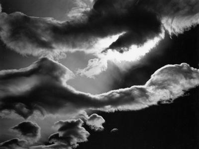 Clouds, Owens Valley, 1967 - Photographic Print, 12x9