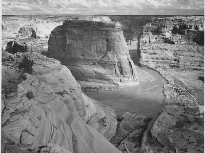 View Of Valley From Mountain "Canyon De Chelly" National Monument Arizona. 1933-1942 - Wall Art Print, 16x12
