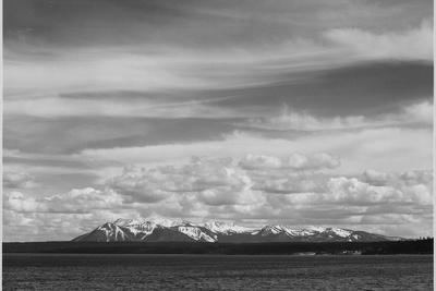 Yellowstone Lake Mt. Sheridan Yellowstone National Park Wyoming, Geology, Geological. 1933-1942 - Wall Art Print, 18x12
