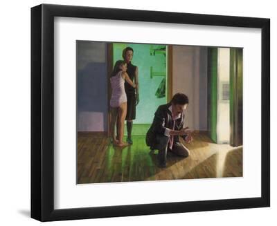 Am Morden danach, 2006 - Black Framed Art Print Wall Art, 12x9