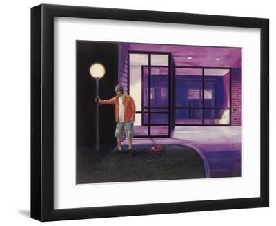 An Afternoon in Upper Arlington, 2005 - Black Framed Art Print Wall Art, 12x9