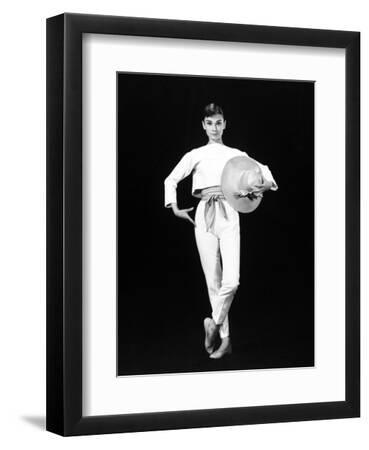Audrey Hepburn. "Funny Face" 1957, Directed by Stanley Donen - Black Framed Art Print Wall Art, 9x12 Audrey Hepburn. "Funny Face" 1957, Directed by Stanley Donen - Black Framed Art Print Wall Art, 9x12