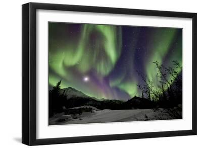 Aurora Borealis VIII - Black Framed Art Print Wall Art, 18x12 Aurora Borealis VIII - Black Framed Art Print Wall Art, 18x12