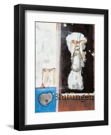 Bleedings, 2000 - Black Framed Art Print Wall Art, 9x12