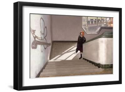 Brancard, 2004 - Black Framed Art Print Wall Art, 18x12