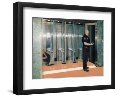 Broad Street N� 100, 2005 - Black Framed Art Print Wall Art, 12x9