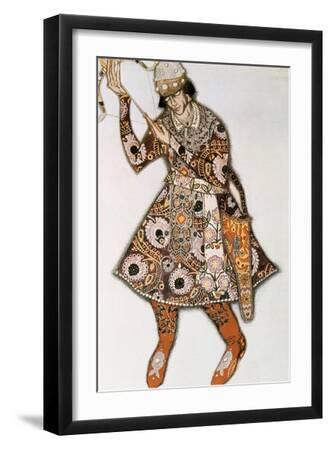 Costume Design for a Ballet by Igor Stravinsky, 1913 - Black Framed Art Print Wall Art, 12x18