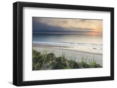 Dawn over the Atlantic Ocean as Seen from the Marconi Station Site, Cape Cod National Seashore - Black Framed Art Print Wall Art, 12x8