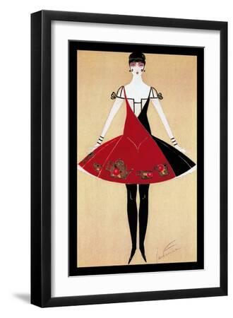 De Feure Deco - Black Framed Art Print Wall Art, 12x18