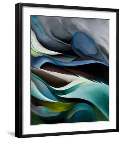 From the Lake No.1, 1924 - Black Framed Art Print Wall Art, 24x30