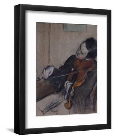 L'Altiste, 1880 - Black Framed Art Print Wall Art, 9x12