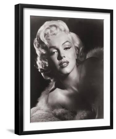 Marilyn II - Black Framed Art Print Wall Art, 16x20