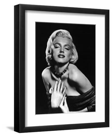 Marilyn Monroe. "How to Marry a Millionaire" [1953], Directed by Jean Negulesco. - Black Framed Art Print Wall Art, 9x12
