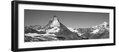 Matterhorn Switzerland - Black Framed Art Print Wall Art, 24x8 Matterhorn Switzerland - Black Framed Art Print Wall Art, 24x8