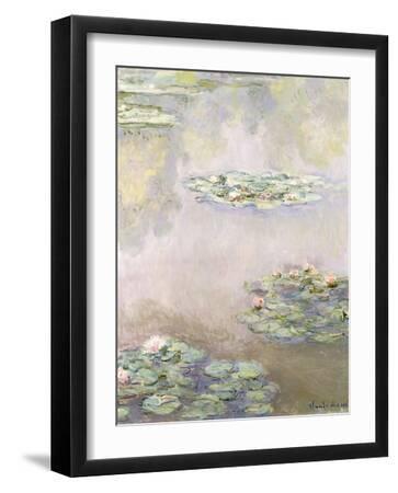 Nympheas, 1908 - Black Framed Art Print Wall Art, 12x16