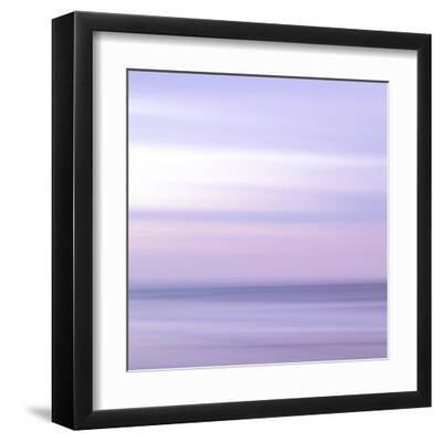 Purple Horizon - Black Framed Art Print Wall Art, 12x12 Purple Horizon - Black Framed Art Print Wall Art, 12x12