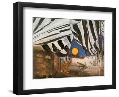 Set Design for Oscar Wilde's Salome, Late 19Th/Early 20th Century - Black Framed Art Print Wall Art, 12x9