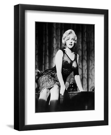 Some Like it Hot, 1959 - Black Framed Art Print Wall Art, 9x12