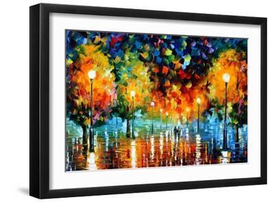 Storm Of Happiness - Black Framed Art Print Wall Art, 18x12