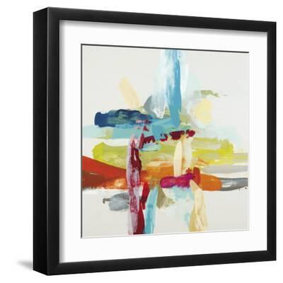 Synergy I - Black Framed Art Print Wall Art, 12x12