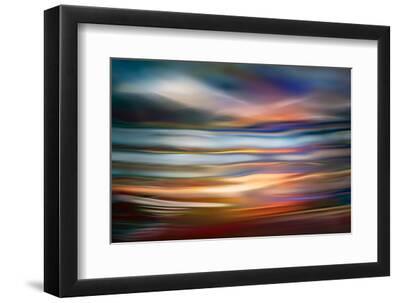 The Far Shore - Black Framed Art Print Wall Art, 12x8