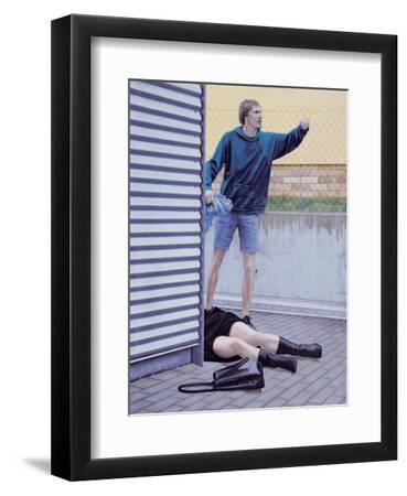 The Ideal Crash, 2001-02 - Black Framed Art Print Wall Art, 9x12