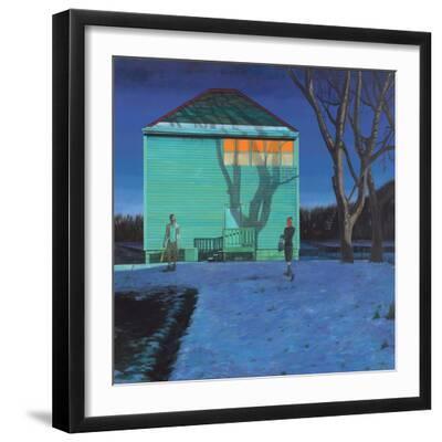 The Ohio Hotel, 2006 - Black Framed Art Print Wall Art, 16x16