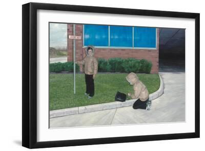 The Wrong Way, 2006 - Black Framed Art Print Wall Art, 18x12