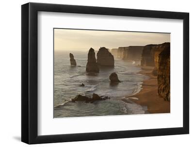 Twelve Apostles Sea Stacks in Australia - Black Framed Art Print Wall Art, 12x8 Twelve Apostles Sea Stacks in Australia - Black Framed Art Print Wall Art, 12x8