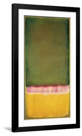 Untitled, ca. c.1949 - Black Framed Art Print Wall Art, 21x40