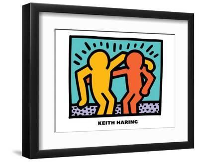 Untitled Pop Art - Black Framed Art Print Wall Art, 12x9