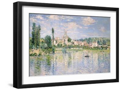 Vétheuil in Summer, 1880 - Black Framed Art Print Wall Art, 18x12