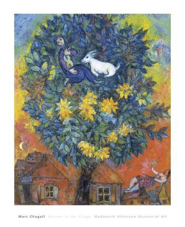 Autumn in the Village - Wall Art Print, 26x32