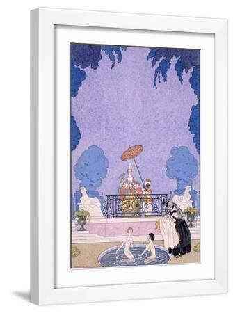 Illustration from a Book of Fairy Tales, 1920S - White Framed Art Print Wall Art, 12x18 Illustration from a Book of Fairy Tales, 1920S - White Framed Art Print Wall Art, 12x18