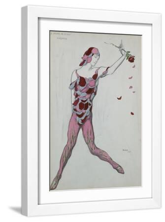 Le Spectre De La Rose, Design for Njinksky's Costume, 1911 - White Framed Art Print Wall Art, 12x18 Le Spectre De La Rose, Design for Njinksky's Costume, 1911 - White Framed Art Print Wall Art, 12x18