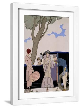 L'Ensie - White Framed Art Print Wall Art, 12x18 L'Ensie - White Framed Art Print Wall Art, 12x18