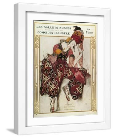 Program of the Russian Ballets Company - White Framed Art Print Wall Art, 12x16